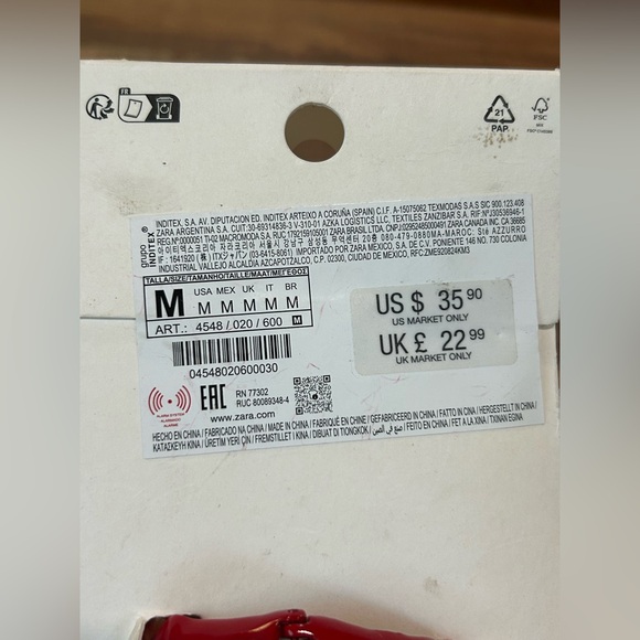 Zara Vibrant Red bracelet - Picture 4 of 5